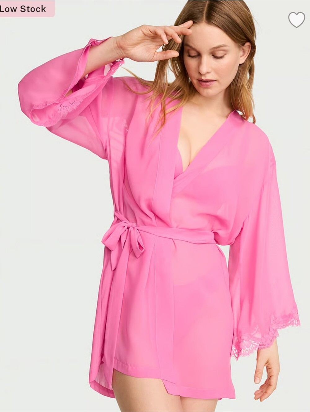 Dream Angels
Chiffon & Lace Short Robe